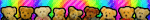 Nine teddy bears
